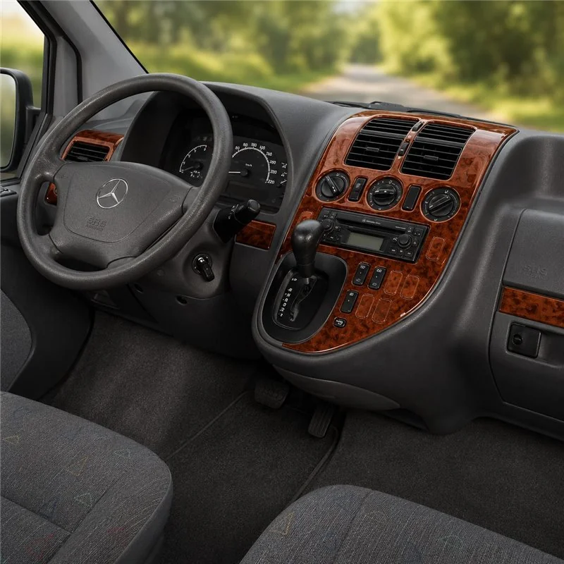 Mercedes Vito W638 1999-2004 kit décor tableau de bord 3D, 24 pièces