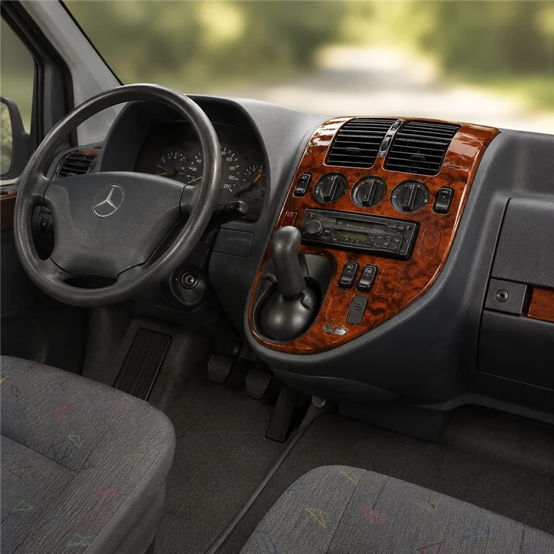 Mercedes Vito W638 V-Klasse 1996-1999 kit décor tableau de bord 3D, 40 pièces