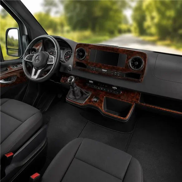 Mercedes Sprinter W907 2018 kit décor tableau de bord 3D, 50 pièces