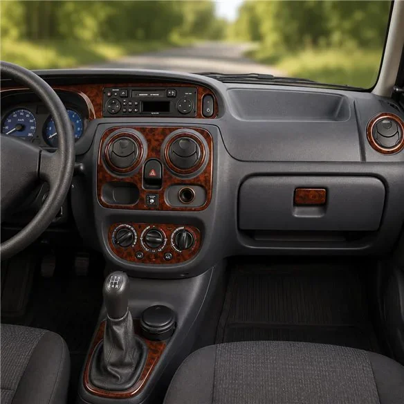 Dacia Solenza 2004+ kit décor tableau de bord 3D, 27 pièces