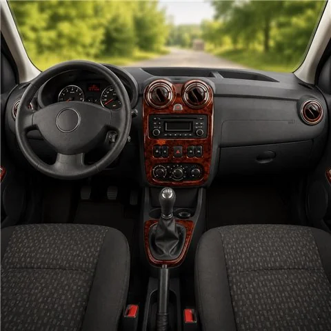Dacia Sandero 2010+ kit décor tableau de bord 3D, 22 pièces