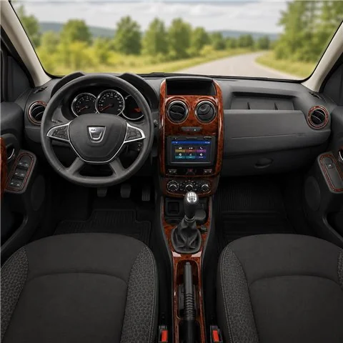 Dacia Duster 2013+ kit décor tableau de bord 3D, 13 pièces