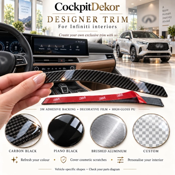 Infiniti Q50 Luxury Comfotable Sport 2017 – Designer Trim – Kit intérieur complet
