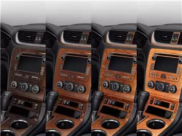 Nissan Altima 2002-2002 Optional Speakers Accents 4 Parts set BD Kit la décoration du tableau de bord - 3 - habillage decor de t