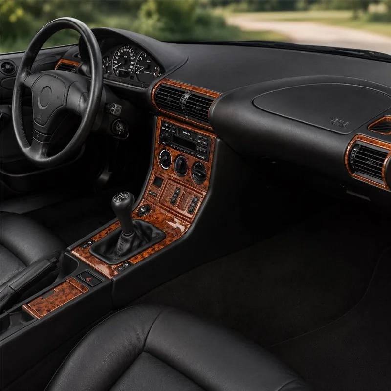 BMW Z3 e36 1996-1999 kit décor tableau de bord 3D, 20 pièces