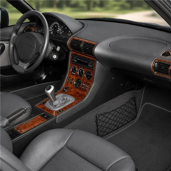 BMW Z3 E36-8 1999+ kit décor tableau de bord 3D, 21 pièces