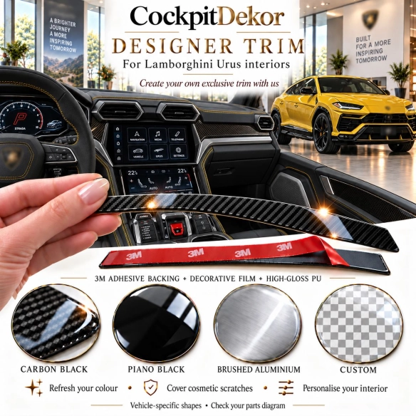 Lamborghini Urus 2018 – Designer Trim – Kit intérieur complet