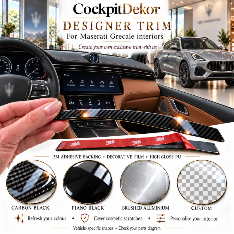 Maserati Quattroporte 2015 – Designer Trim – Kit intérieur complet