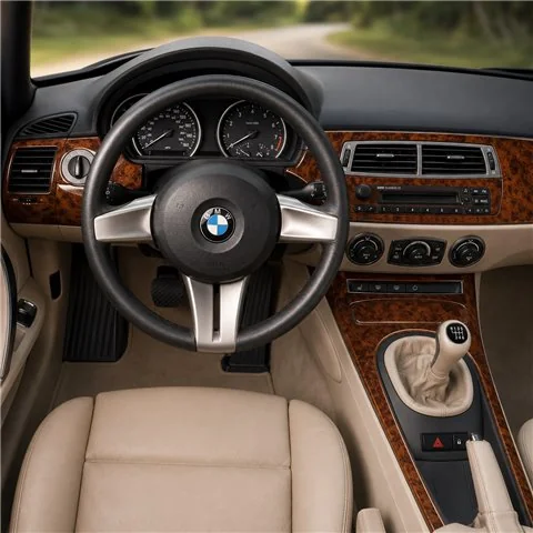 BMW Z4 E85 2003-2008 kit décor tableau de bord 3D, 30 pièces