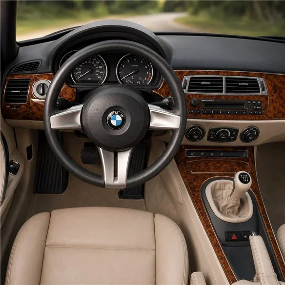 BMW Z4 E85 2003-2008 kit décor tableau de bord 3D, 30 pièces