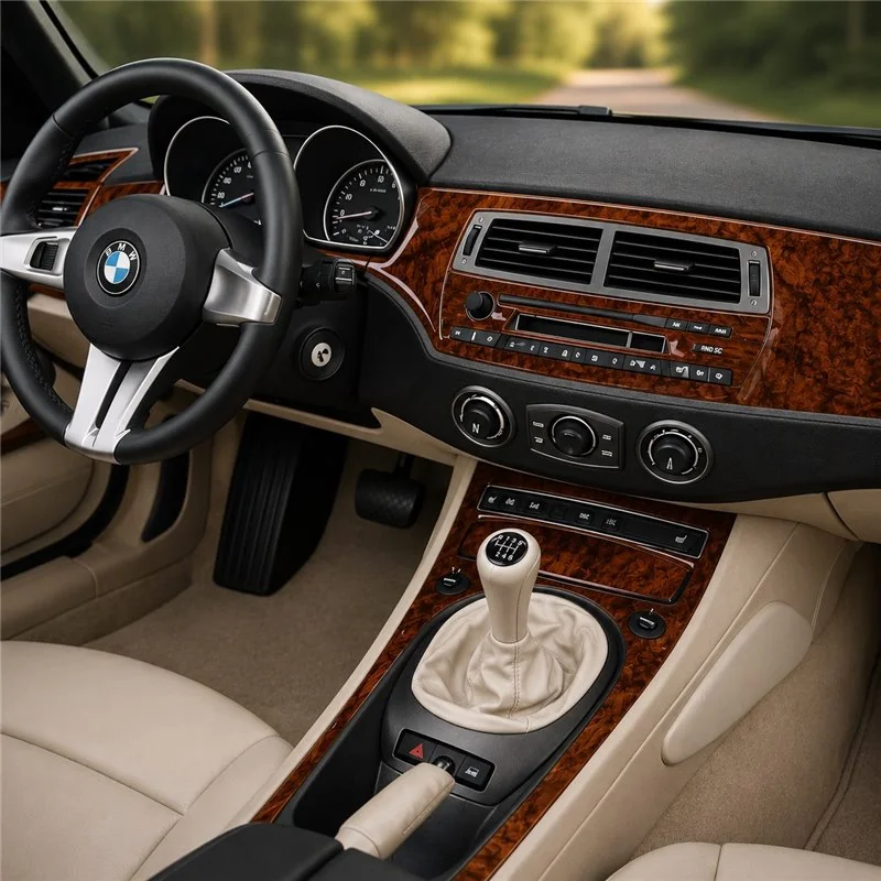 BMW Z4 E85 2003-2008 kit décor tableau de bord 3D, 54 pièces