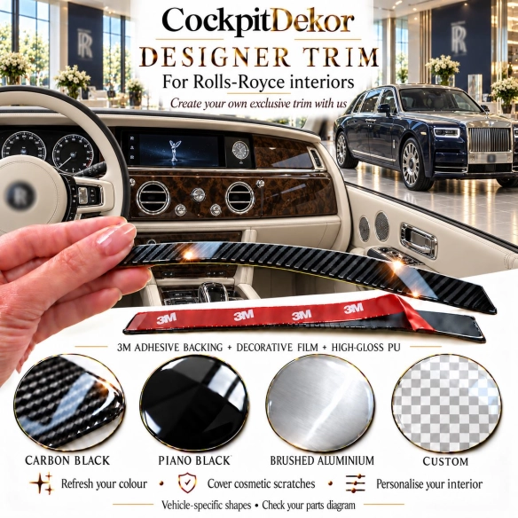 Rolls-Royce Phantom 2018 Base – Designer Trim – Kit intérieur complet