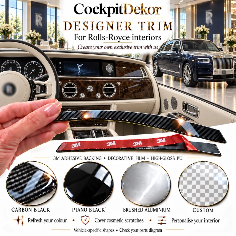 Rolls-Royce Ghost 2025 – Designer Trim – Kit intérieur complet