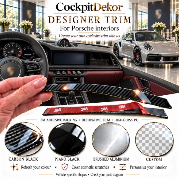 Porsche 911 922 Gt3 2022 – Designer Trim – Kit intérieur complet