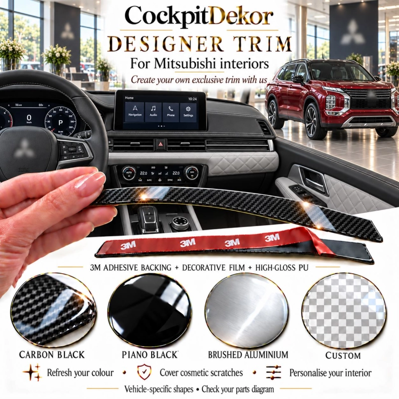 Mitsubishi Outlander 2015 – Designer Trim – Kit intérieur complet