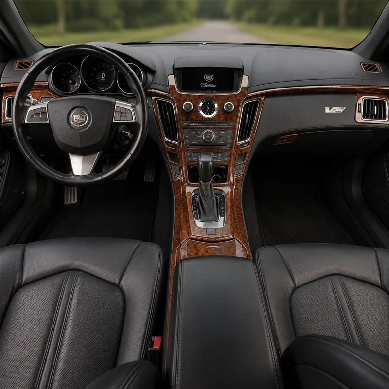 Cadillac CTS 2008+ set complet kit décor tableau de bord 3D