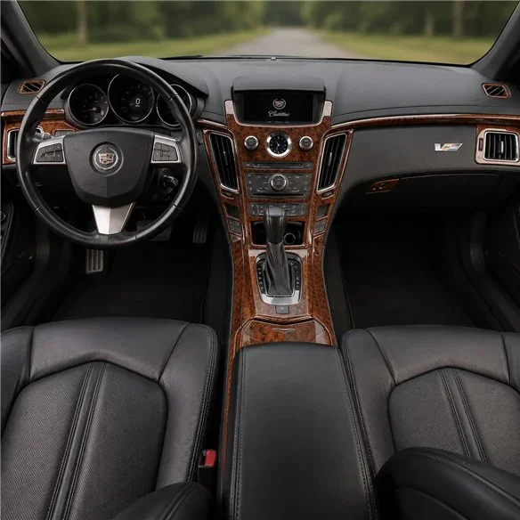 Cadillac CTS 2008+ set complet kit décor tableau de bord 3D
