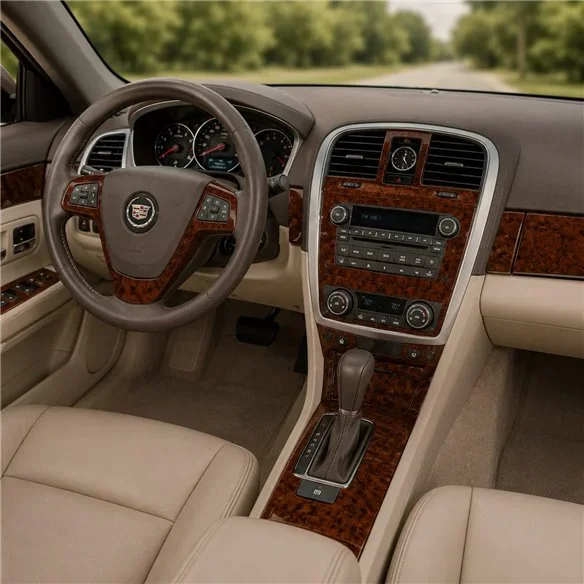 Cadillac SRX 2007-2009 set complet kit décor tableau de bord 3D