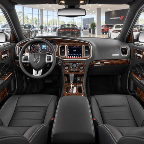 Dodge Charger LD 2011-2022 kit décoration intérieure tableau de bord 21 pièces