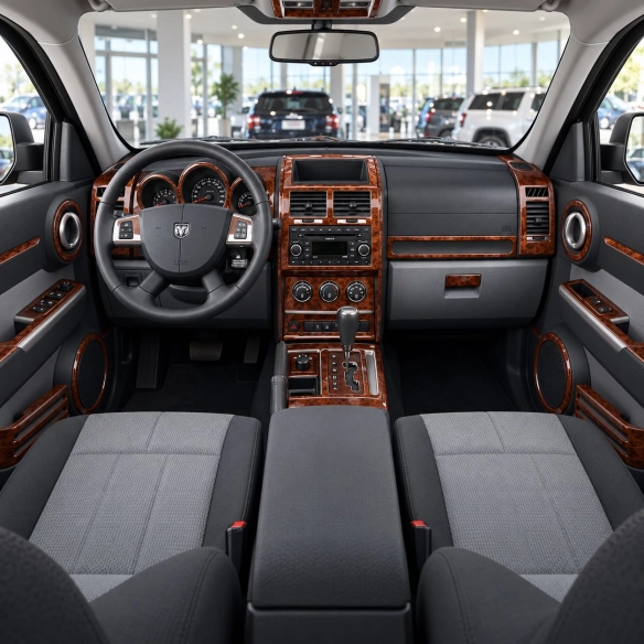 Dodge Nitro 2007-2012 kit décoration intérieure tableau de bord 37 pièces
