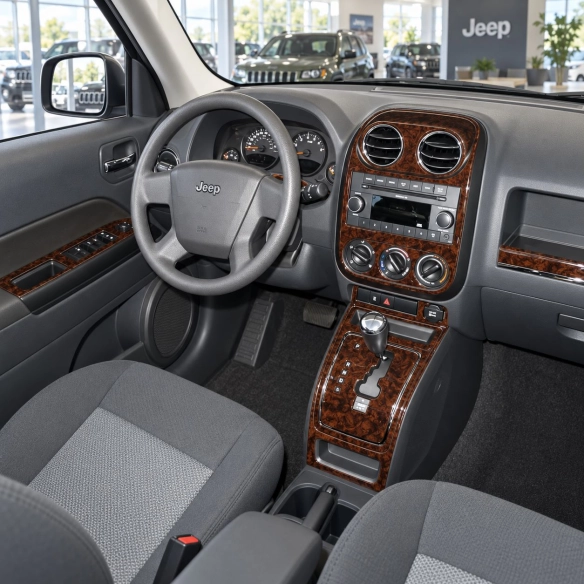 Jeep Compass 2007-2010 3D kit décoration intérieure tableau de bord 26 pièces