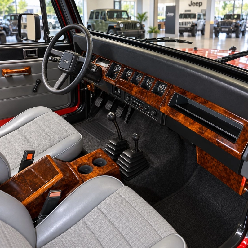 Jeep Wrangler 1987-1996 kit complet kit décoration intérieure tableau de bord