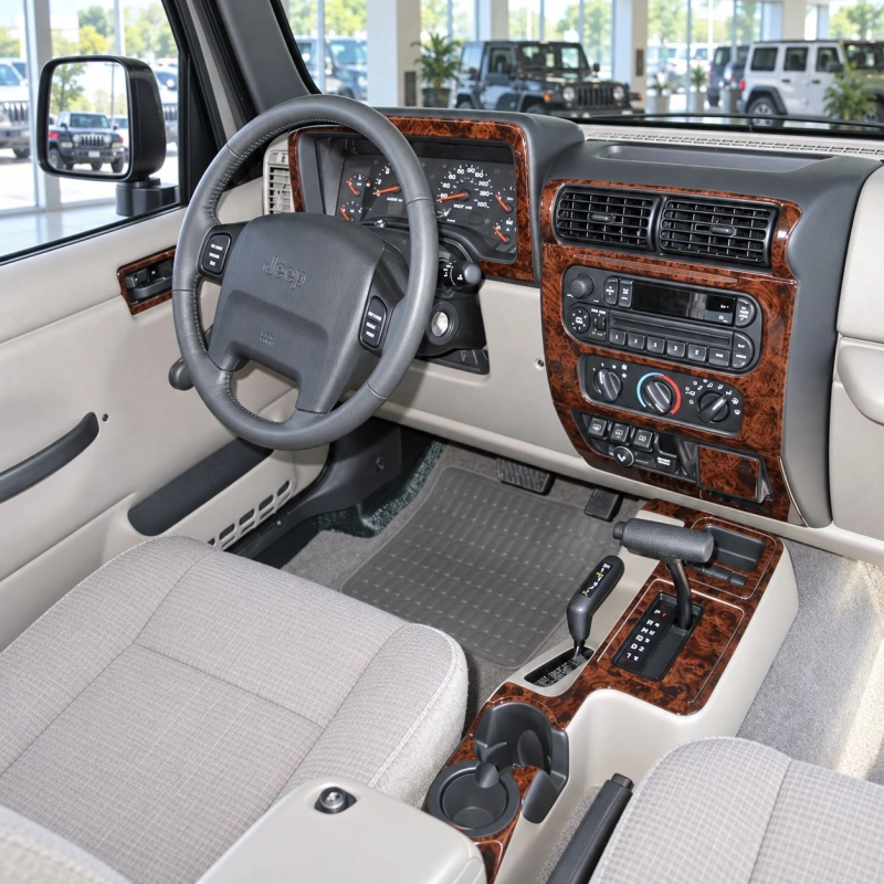 Jeep Wrangler 1997-2002 kit complet kit décoration intérieure tableau de bord