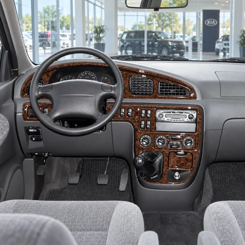 Kia Carnival 1999 - à aujourd’hui 3D kit décoration intérieure tableau de bord 14 pièces