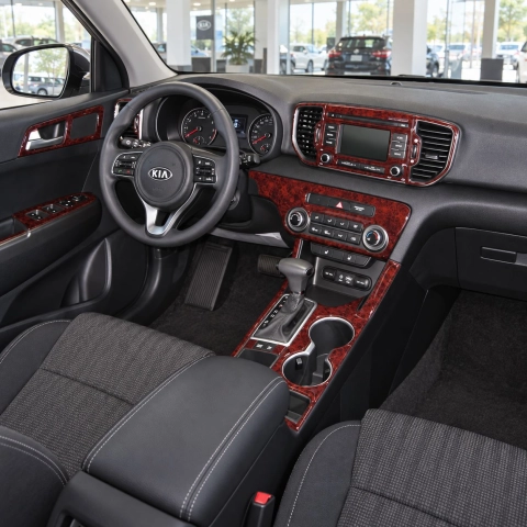 KIA Sportage 2011 - à aujourd’hui kit complet, avec navigation system kit décoration intérieure tableau de bord
