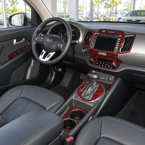 Kia Sportage 2017-2019 Digi-Clima kit décoration intérieure tableau de bord 18 pièces