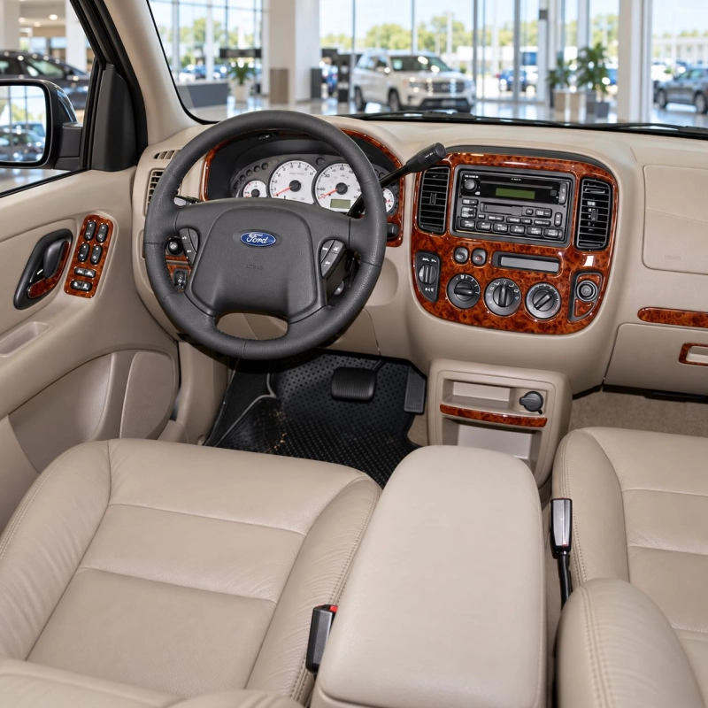 Ford Maverick II 2000-2005 kit décoration intérieure tableau de bord 25 pièces