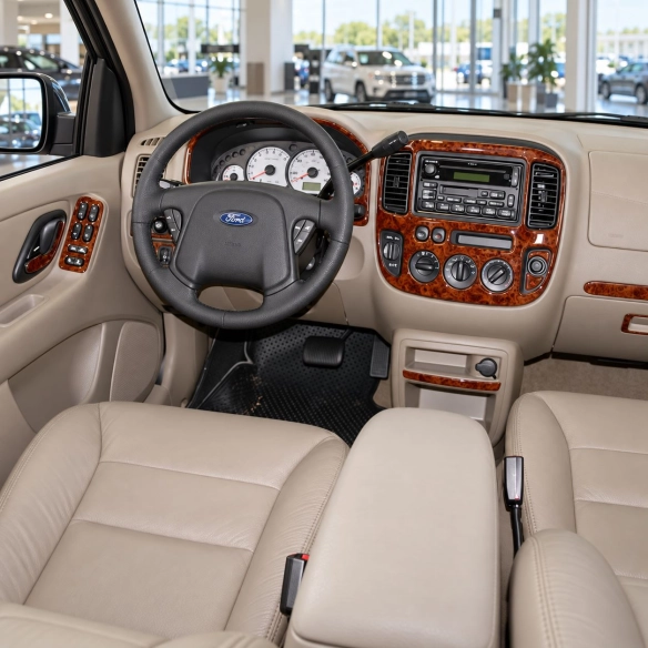 Ford Maverick II 2000-2005 kit décoration intérieure tableau de bord 25 pièces