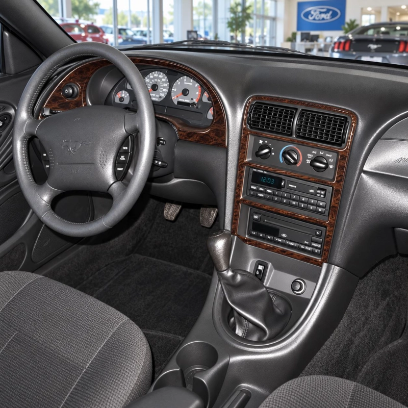 Ford Mustang 2001-2005 kit décoration intérieure tableau de bord 20 pièces