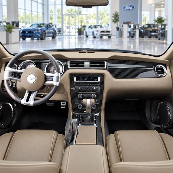Ford Mustang 2010-2015 kit décoration intérieure tableau de bord 22 pièces