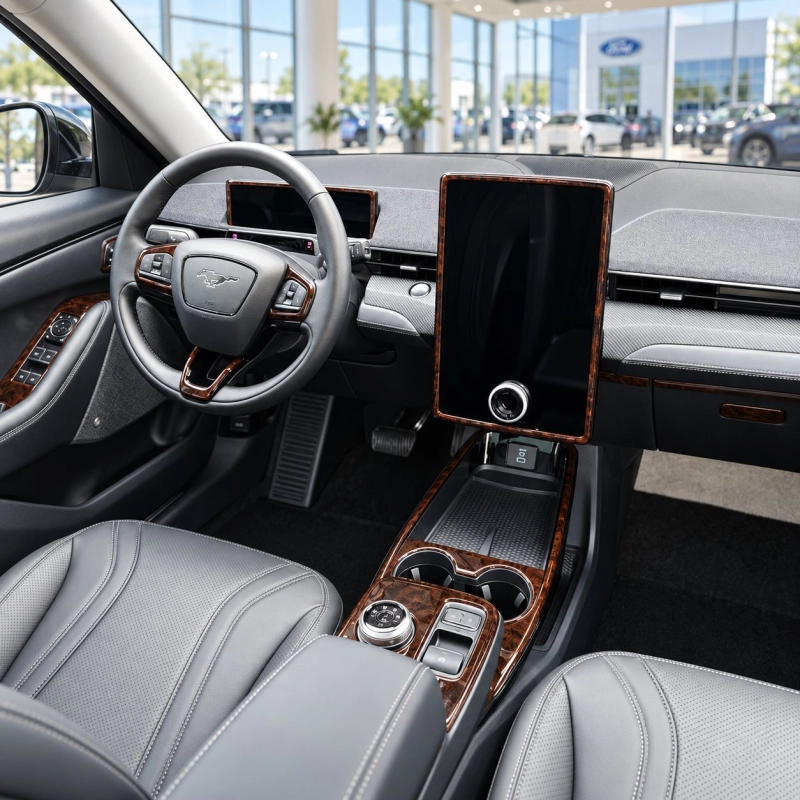Ford Mustang Mach-E 2021-2024 kit décoration intérieure tableau de bord 32 pièces