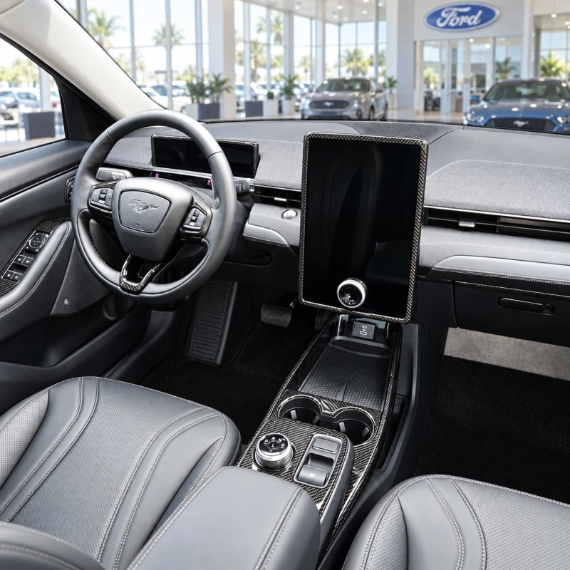 Ford Mustang Mach-E 2021-2024 kit décoration intérieure tableau de bord 32 pièces