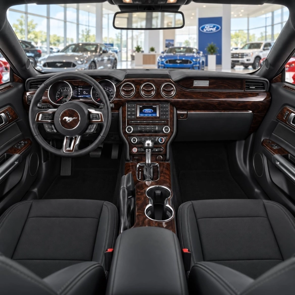 Ford Mustang 2015-2023 kit décoration intérieure tableau de bord 47 pièces