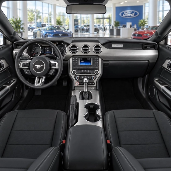 Ford Mustang 2015-2023 kit décoration intérieure tableau de bord 47 pièces