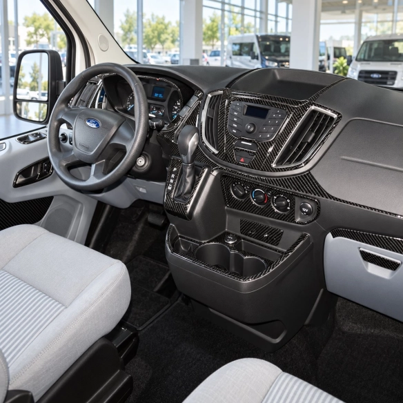 Ford Transit Dlux 2014 - à aujourd’hui 3D kit décoration intérieure tableau de bord 20 pièces