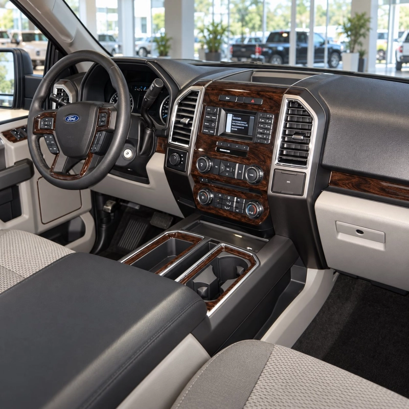 Ford F-150 SuperCab 2018-2020 kit décoration intérieure tableau de bord 39 pièces