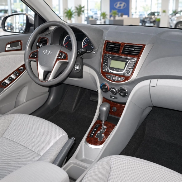 Hyundai Accent Blue 2011 - à aujourd’hui 3D kit décoration intérieure tableau de bord 18 pièces