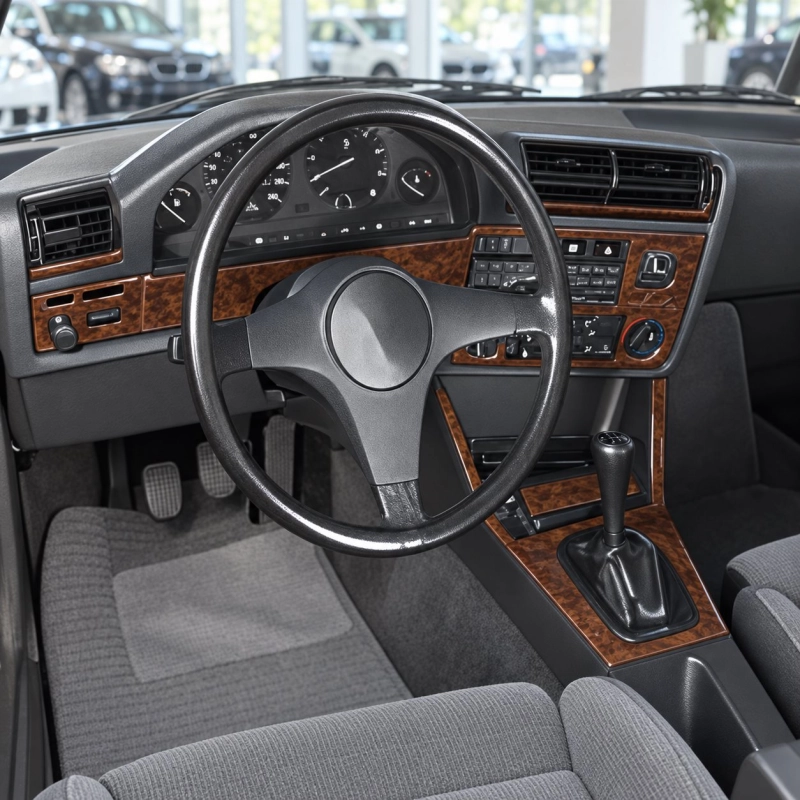 BMW 3 Series E30 1982-1994 3D kit décoration intérieure tableau de bord 11 pièces