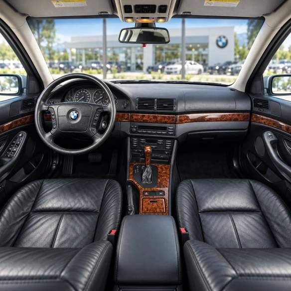 BMW 5-Series E39 1998-2003 sans navigation system, 35 pièces kit décoration intérieure tableau de bord