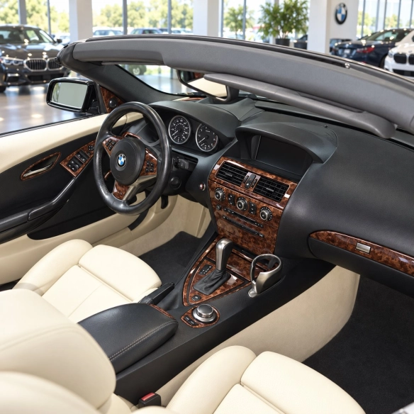 BMW 6-Series E 63 2008-2010 3D kit décoration intérieure tableau de bord 34 pièces