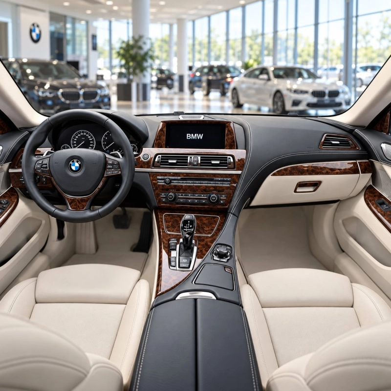 BMW 6-Series F12 F13 2011-2017 3D kit décoration intérieure tableau de bord 46 pièces