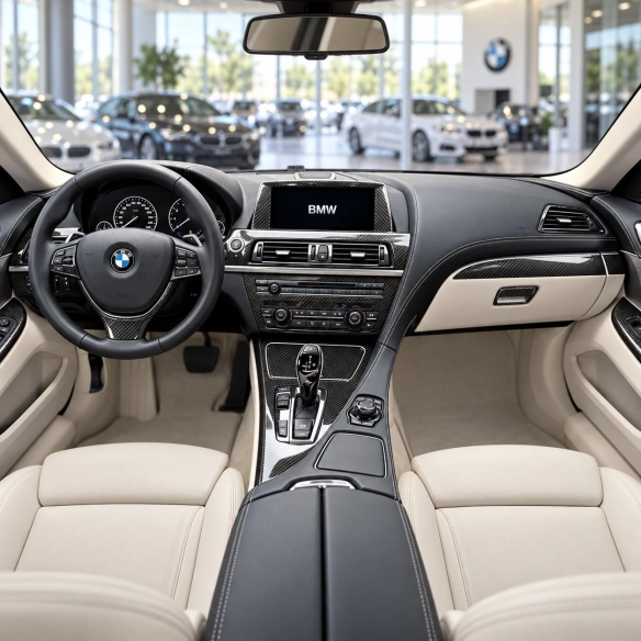 BMW 6-Series F12 F13 2011-2017 3D kit décoration intérieure tableau de bord 46 pièces