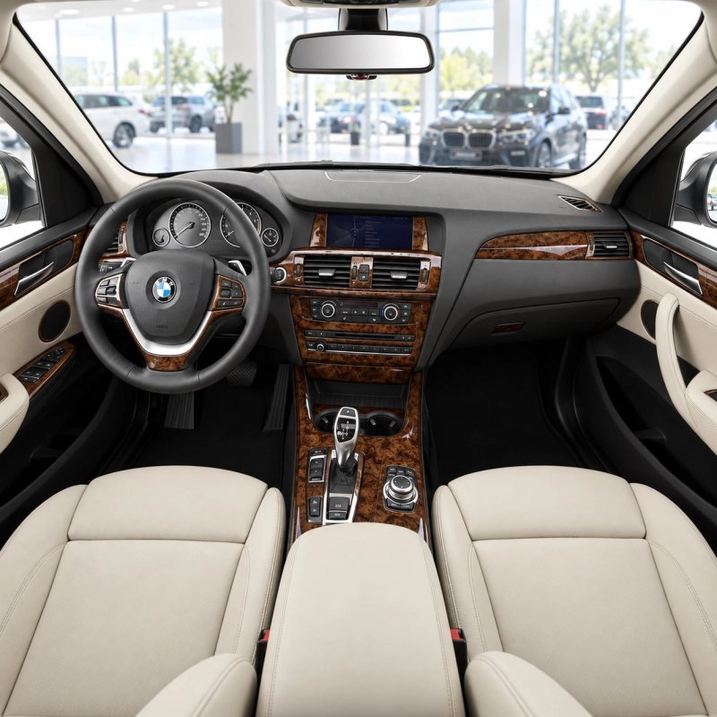 BMW X3 F25 2010-2017 3D Full kit décoration intérieure tableau de bord 67 pièces