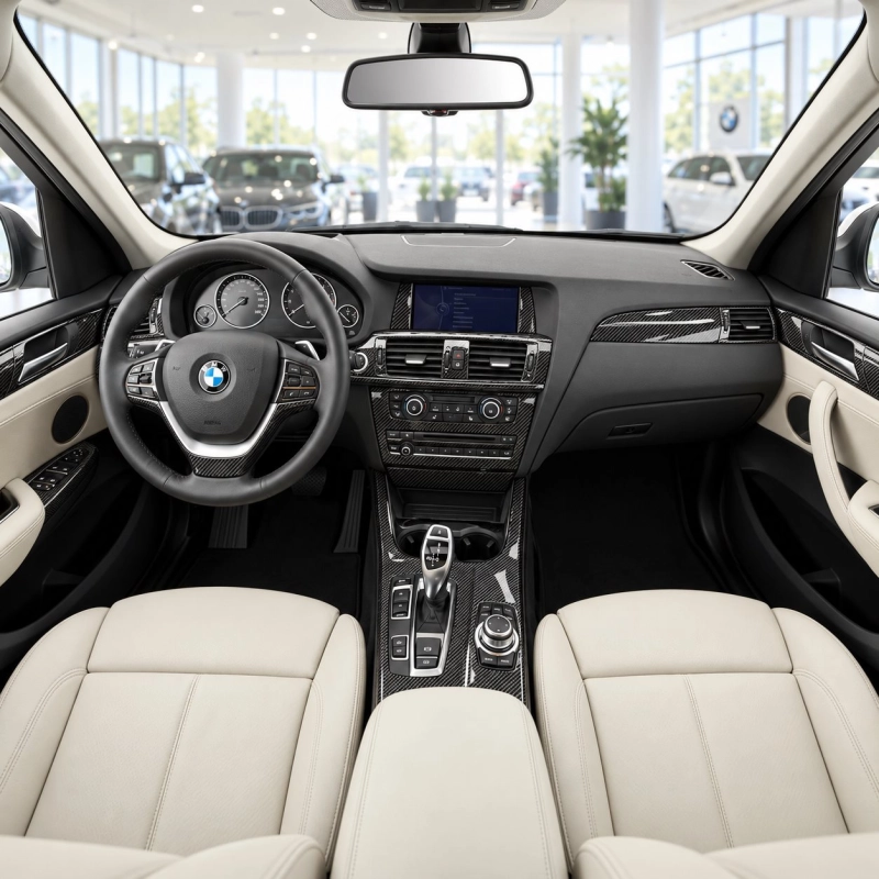 BMW X3 F25 2010-2017 3D Full kit décoration intérieure tableau de bord 67 pièces