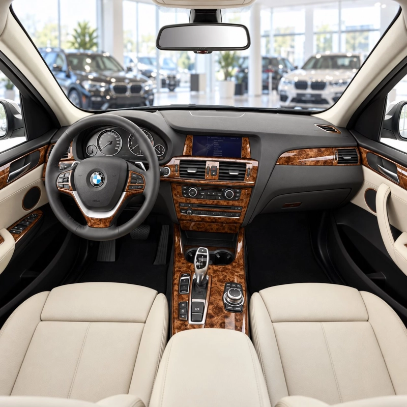 BMW X3 F25 2010-2017 3D Basic kit décoration intérieure tableau de bord 46 pièces