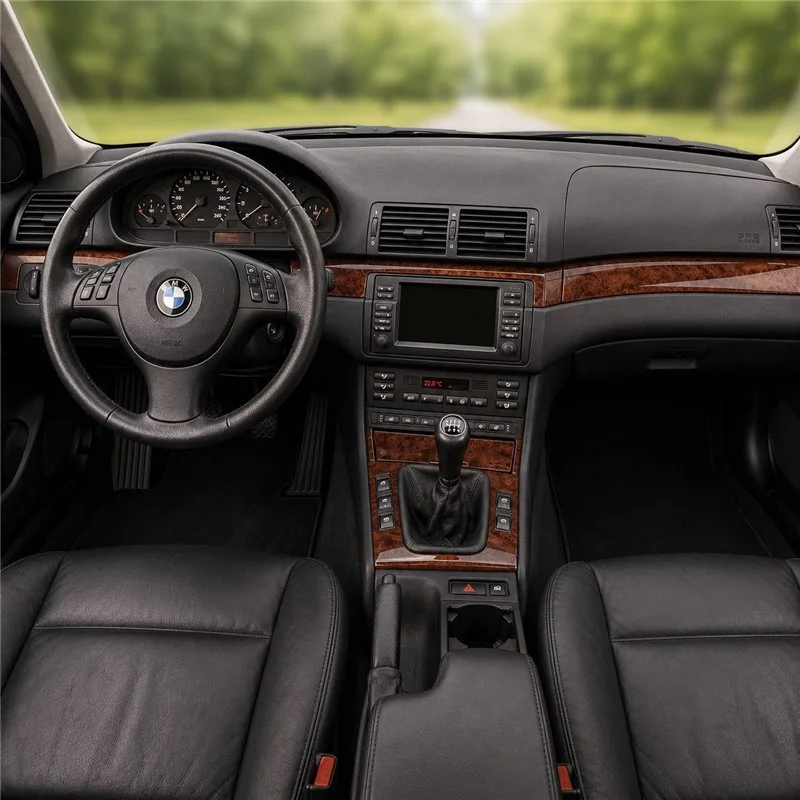 BMW 3 Series E46 1998-2004 kit décor tableau de bord 3D, 4 pièces